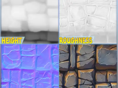 Stylized Wall Seamless Texture Texture 2