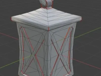 Hanging Lamp Free low-poly 3D model