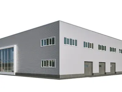 Modern Residential Building 24 3D model