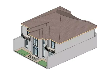 Revit House 03 3D model purchase