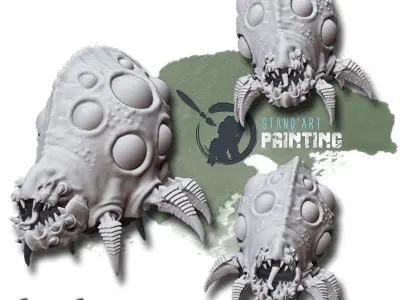 Bloaters three monsters 3D model