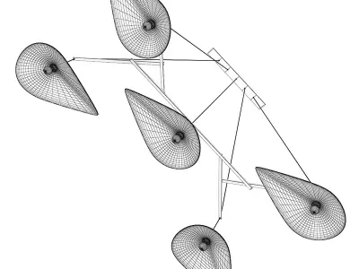 Ceiling Lamp 3D model 38