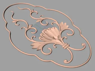 3D carved model furniture 3D design used for artcam aspire E802 3D model