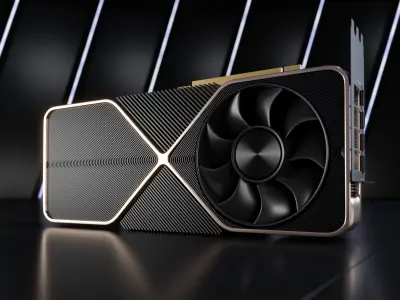 Nvidia GeForce RTX  3090 Graphics Card 3D model