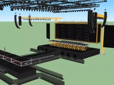 tour stage concept tate mcrae 3D model