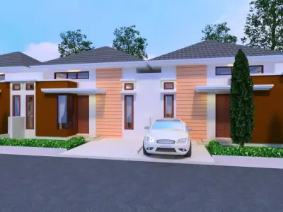 simple minimalist  house 3D model