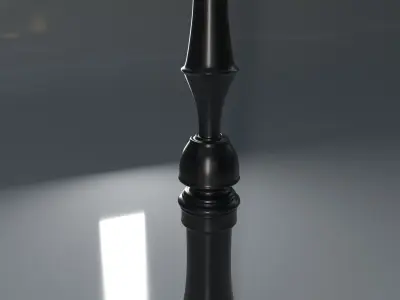 Street Lamp Low-poly 3D model