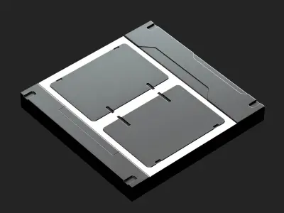 Sci-Fi Panels Pack 3D model