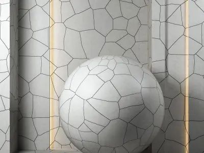 4K Flagston Cracked Stone Floor Textures - 3 Patterns - Tiles Texture