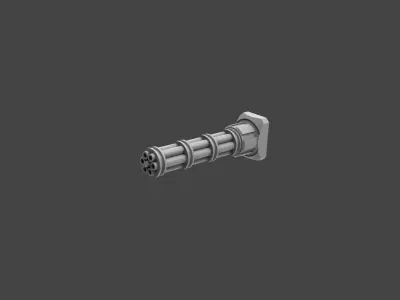 Armored Might MRHV - Slayer Turret and Weapons 3D print model