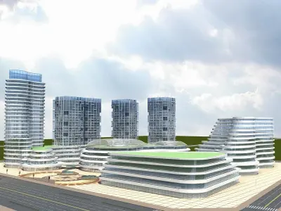 Cityscape 6 3D model