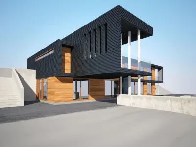 Villa Storingavika 3D model