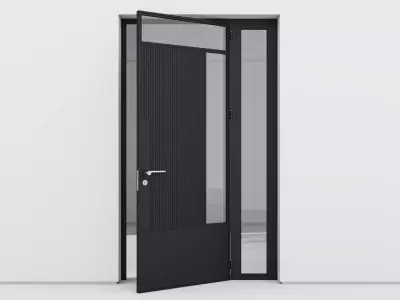 Aluminium door 179 3D model