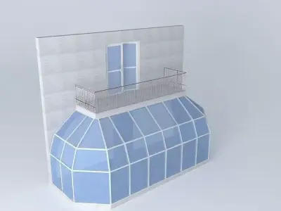 Eco house Free 3D model