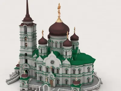 Annunciation Cathedral  Voronezh 3D print model