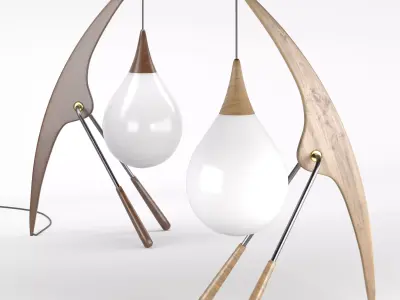 douglas mont floor lamp 3D model