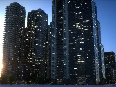 City Block Type B31 3D model