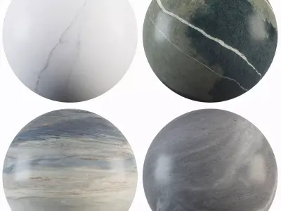 Marble 45 - Parsel-Naoki-Gray-White Texture