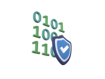Data Protect Icon v1 005 Low-poly 3D model