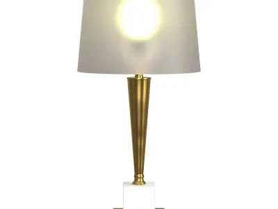Possini Euro Design Wayne Modern Table Lamps 3D model