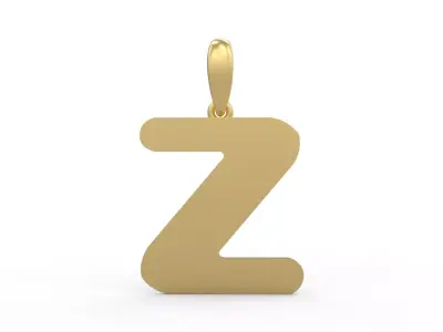 Initial Letters Pendant Sisyphus Light Z 3D print model