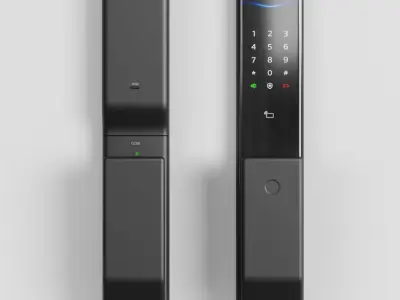 Philips Digital Lock Easy Key Alpha Series 3D model