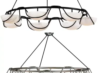 Atelier De Troupe Selene Ceiling Light 3D model