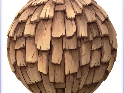 Stylized Roof Seamless Texture Texture 7