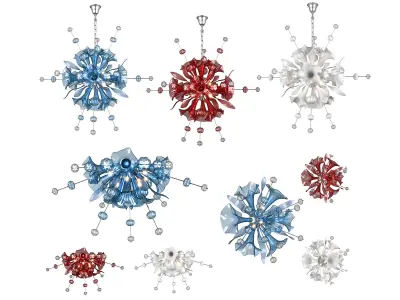 893 Celesta Lightstar Collection of Lamps   3D Model Pack