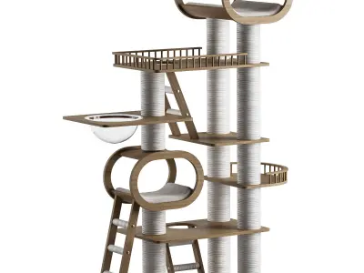 Feline Funhouse 03 3D model