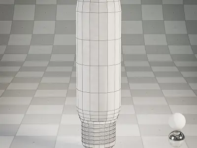 Lightbulb - T10 Tube Vintage Edison Bulb Low-poly 3D model