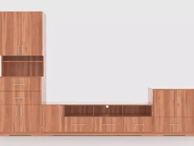 tv stand 71 3D model