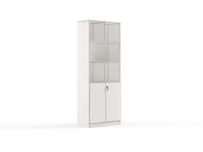 Modern Office High Cabinet File 3 For Staff  Free 3D model