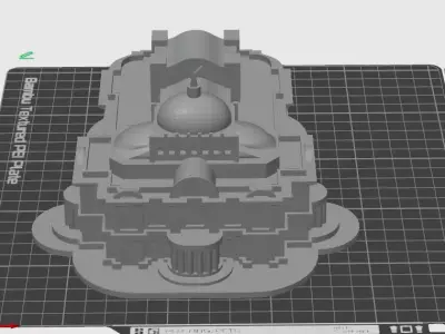 palacio de bellas artes 3D print model