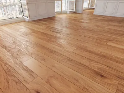 Wooden floor 28 WITHOUT PLUGINS 3D model