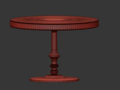 COFFEE TABLE SUE BLACK 3D model