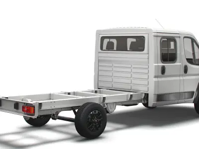 RAM Promaster Chassis Truck Crew Cab 4035 WB XL 2023 3D model