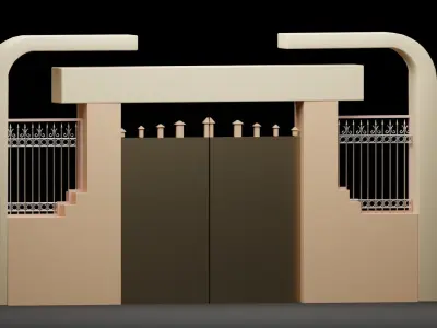 school door 3D model