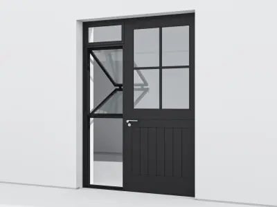 Aluminium door 250 3D model