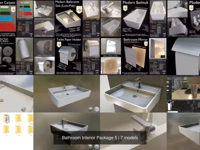 Bathroom Interior Package 5