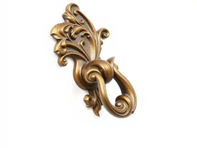 Ornate Door Knocker Model Pack Low-poly 3D model