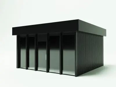 Mini-Mart 1-  Shopping pavilion 3D model