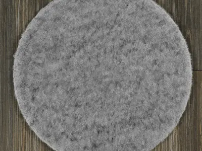IKEA STOENSE Light gray carpet 3D model