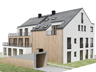 House 03 for Cinema 4D with Corona and V-Ray 3D model