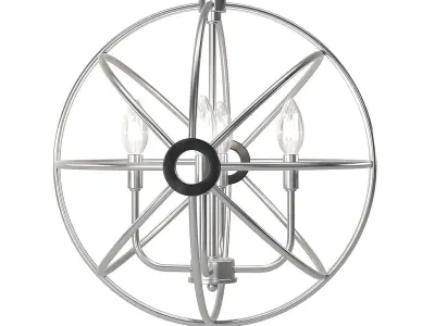 Ironclad Industrial-Style 4 Light 3D model