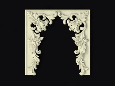 dekor ornament 3D model 177