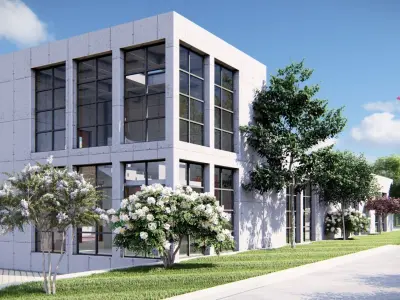 UNIVERSITY CAMPUS SKETCHUP MODEL Low-poly 3D model