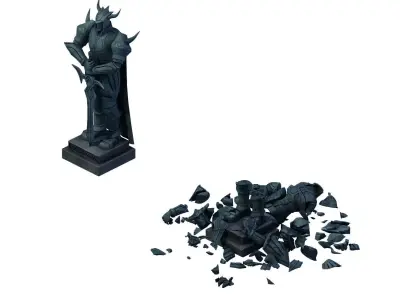 Wicked Creator - Guardian Statue 01 3D model