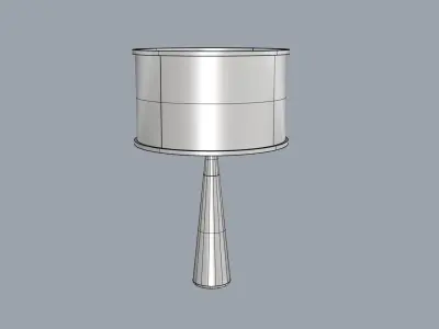 Bed Side Lamp 006 Low-poly 3D model