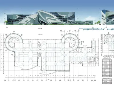 Parking Concept Building 3D model